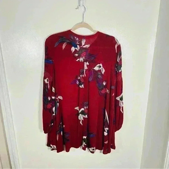 Free People Tree Swing Tunic Electric Orchid Size XS - Picture 3 of 9